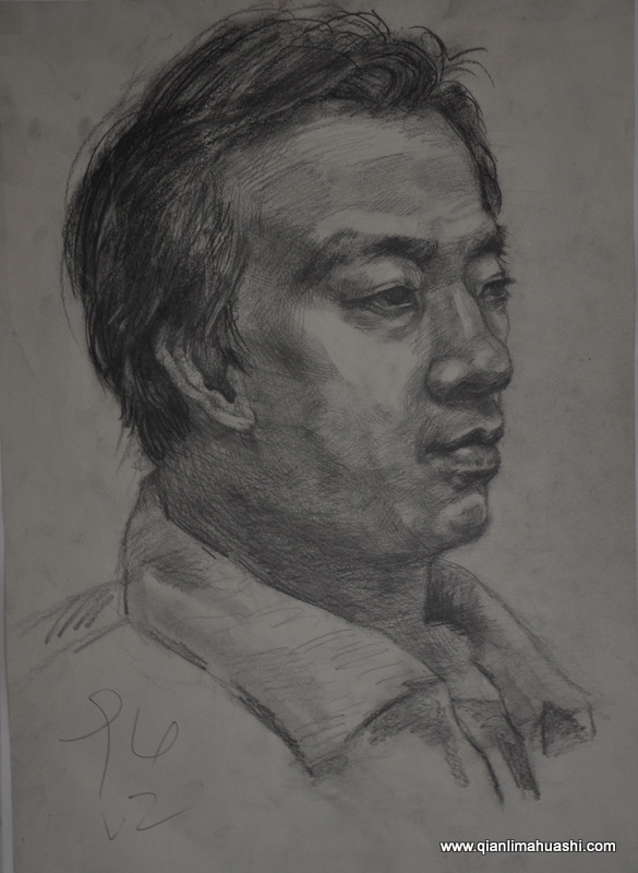 乐山千里马画室素描作品67