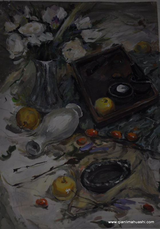 乐山千里马画室色彩作品10