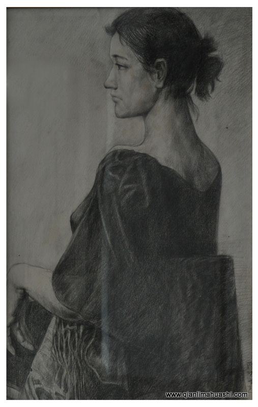 乐山千里马画室素描作品20
