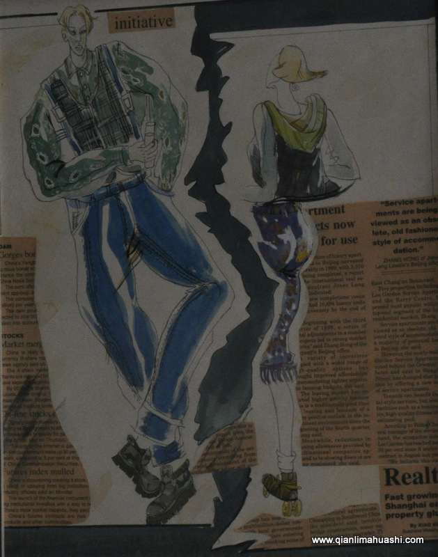 乐山千里马画室服装设计30