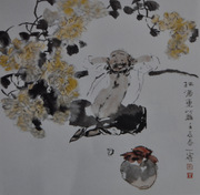 乐山千里马画室国画作品42