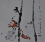 乐山千里马画室国画作品43