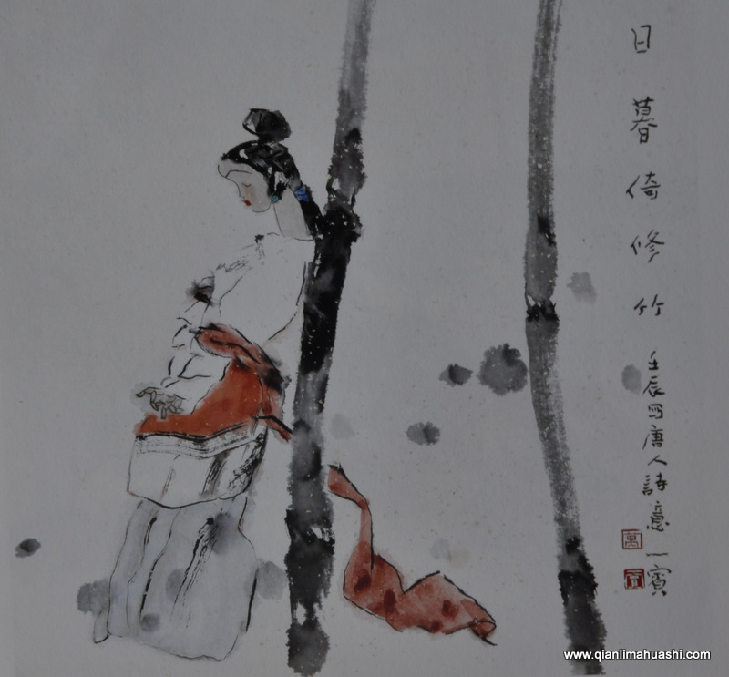 乐山千里马画室国画作品43