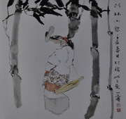 乐山千里马画室国画作品45